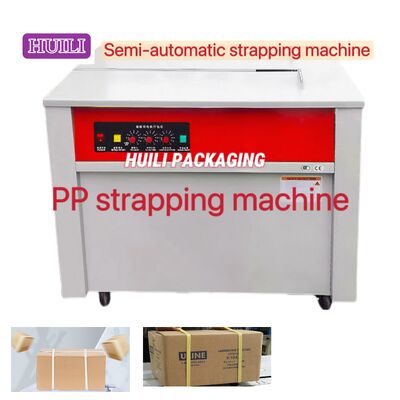 6-18mm pp strap Semi-automatic strapping machine Hot melt bonding  Automatic strapping machine