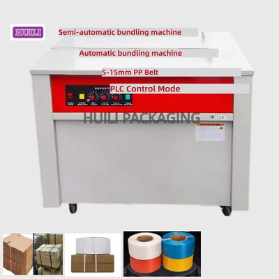 PLC-Controlled Semi-Automatic / Automatic Strapping Machine with Tabletop Strapping Machine
