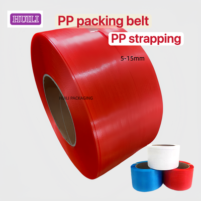 PP packing belt 5mm transparent PP strapping PP packing straps with 100% raw material polypropylene
