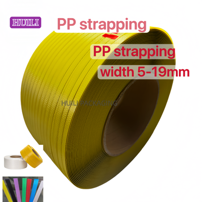 Automatic PP packing straps 5-15mm polypropylene PP strapping for automatic strapping machine
