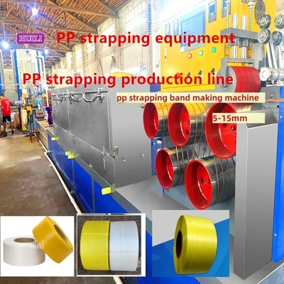 Custom Size PP Strap Making Machine Polypropylene Strapping Production Line