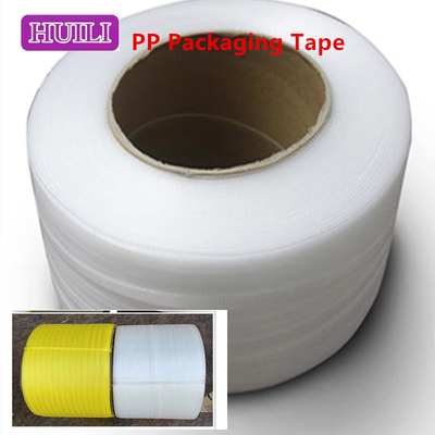 Custom Size 5mm Width PP Strapping Band , Carton Strapping Belt White Color