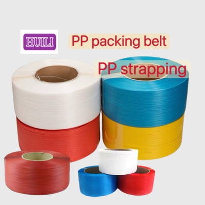 Light Weight Polypropylene Strapping Belt Ultra Thin PP Strapping Band Bright Colors