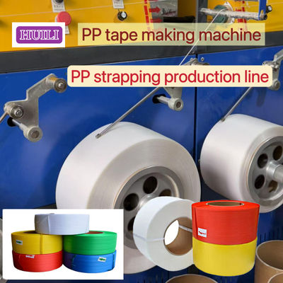 High-speed PP strap making machine 5-19mm PP strapping production line with automatic wrapping machine