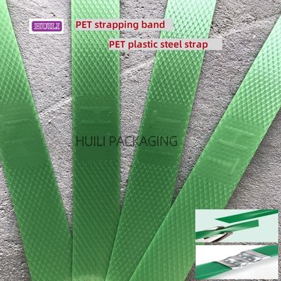 Green PET strapping 9-25mm high-strength PET plastic strapping with UV resistance