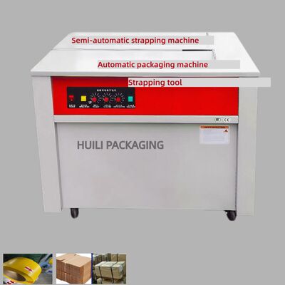 High-Speed Semi-Automatic Strapping Machine Automatic Packaging Machinery for PP/PET Strapping belt