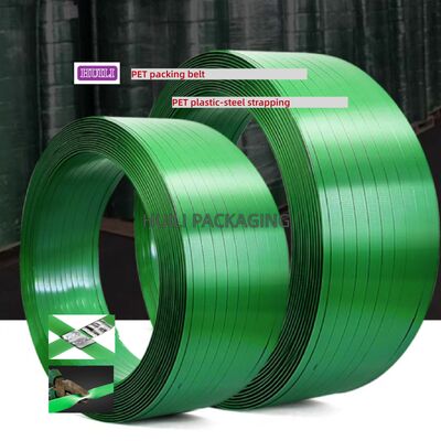 Black PET Plastic Steel belt / strap 16 mm PP Packaging belt for Manual Strapping Tools