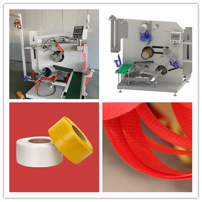 PP PET Strapping Band Automatic Wrapping Machine  Automatic Rewinding Machine Servo Rewinding Machine