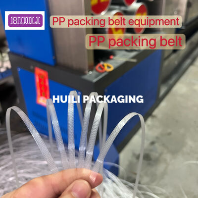 PP strap making machine 5 mm PP strapping equipment with automatic winding machine