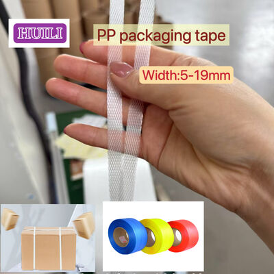 High-speed red PP strapping PP packaging strapping for automatic packaging machines