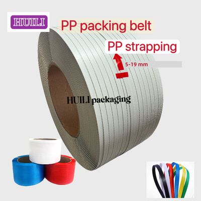 PP packing straps 5-15mm PP strapping belt for semi-automatic strapping machines