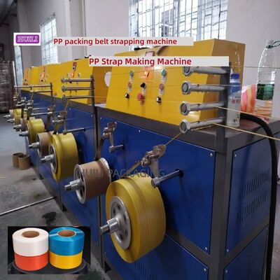 Single-screw PP strapping band making machine 5 mm PP strapping band making machine with 100% recycled PP materials