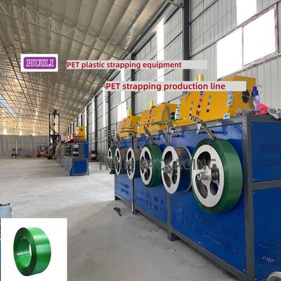 PET strapping machine 9-25mm PET strap manufacturing machine  using 100% recycled materials