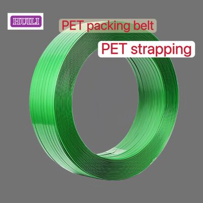 Automatic PET packaging belt 9-32mm green PET strapping steel strap high-speed PET strapping
