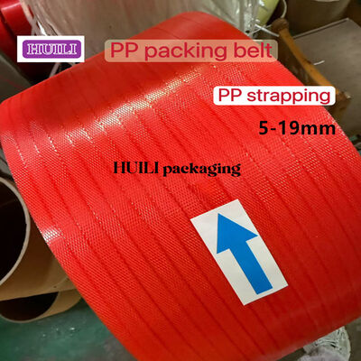 PP strapping belt 5-15mm transparent PP strapping band with high tensile strength