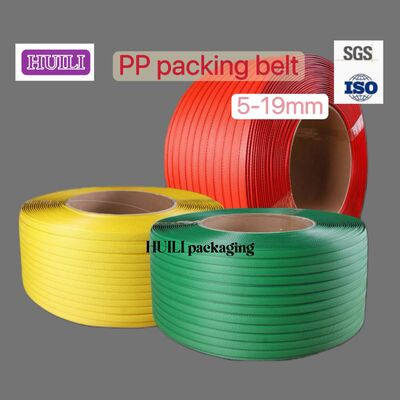 PP strapping 12mm Transparent PP packing straps PP PET strap with printed lettering