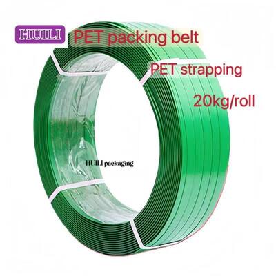 High-speed PET plastic steel belt 16mm manual PET packaging belt with 100% scrap material production