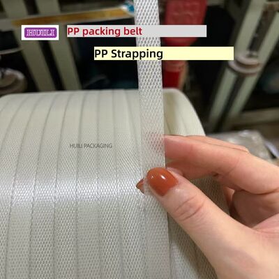 High-speed transparent PP packing straps 5-15mm PP packaging belt with 100% recycled materials