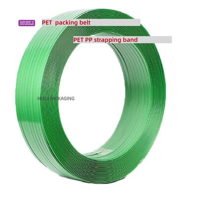 Wholesale PET plastic strapping 16mm manual PET packaging strapping with 100% scrap material