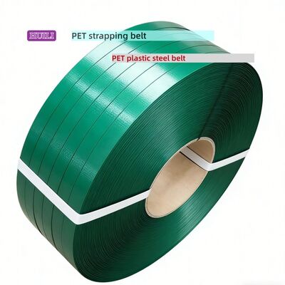 100% recycled PET packaging belt 16mm PET plastic strapping PET strapping with embossed surface