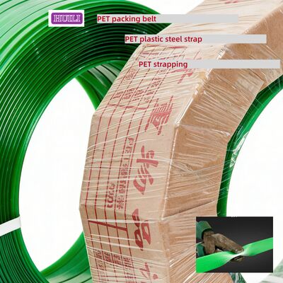 Wholesale PET plastic strapping 16mm manual PET packaging strapping with 100% scrap material