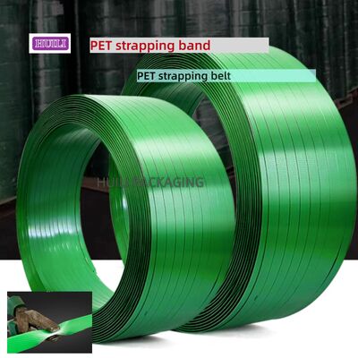 9-16mm PET plastic steel strapping PET packaging belt with 100% PET bottle flakes