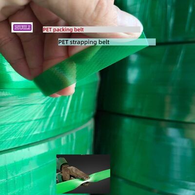 Automatic PP PET packing belt 9-25mm PET plastic steel strapping for pneumatic strapping tools