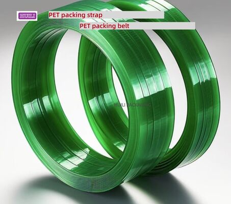 Automatic PET strapping PET packaging belt  9-25mm green PET packaging strapping
