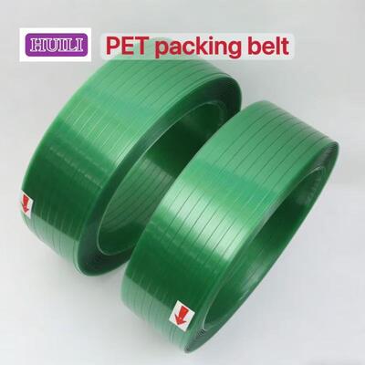 Automatic PET strapping PET packaging belt  9-25mm green PET packaging strapping
