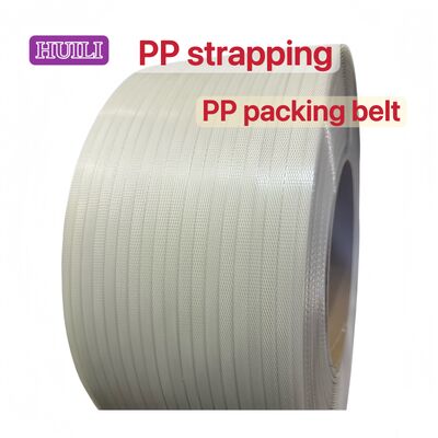 Automatic PP packing belt 5-15mm environmentally friendly PP packing strap for use with cardboard boxes