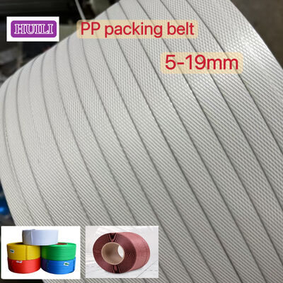 PP polypropylene packing belt 5-15mm PP packing belt with high tensile strength and UV resistance
