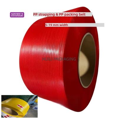 PP Strapping 5–12mm PP packing bands featuring high tensile strength and excellent toughness