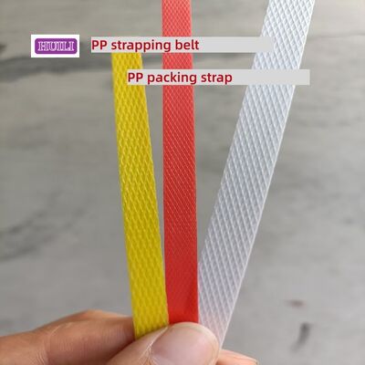 Red PP Packaging belt 5–15mm PP packing band for High-Speed ​​Automatic Strapping Machine