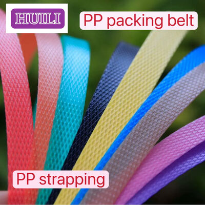 PP packing belt with super high breaking strength, suitable for packing heavy goods.