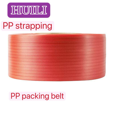 Packaging material: PP packing belt 5mm transparent PP strapping with 100% PP polypropylene
