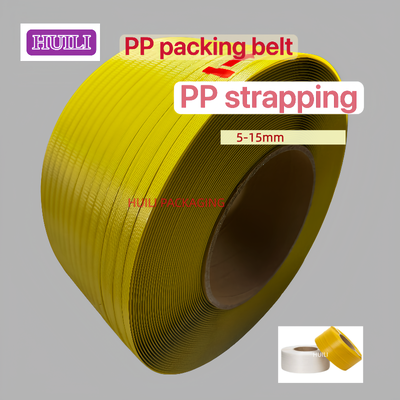 PP packing belt 5mm transparent PP strapping PP packing straps with 100% raw material polypropylene