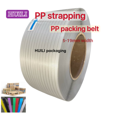 Automatic PP strapping belt 12 mm PP packaging strap for automatic strapping machines