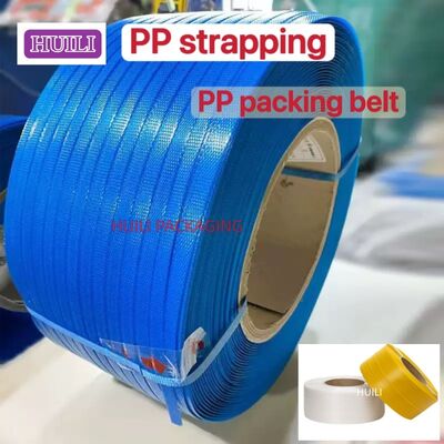 Automatic PP strapping belt 12 mm PP packaging strap for automatic strapping machines