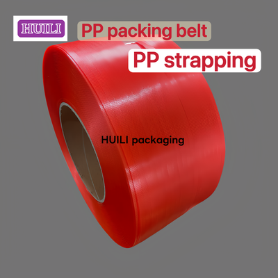 High-speed 5 mm PP strapping roll PP packaging strap with 100% polypropylene 