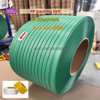 High-Speed ​​5mm PP Strapping PP packing belt pp strap from 100% Recycled Polypropylene