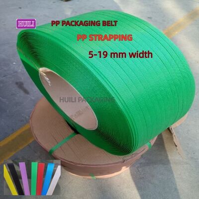 9-16mm PET Strapping Green PP PET Packaging Belt with Strong Impact Resistance