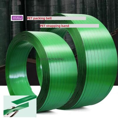 Automatic PET Strapping for Brick Factories 16mm Green PET Packaging Strapping