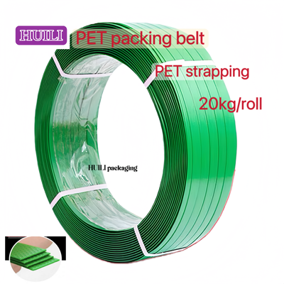 High-speed PET strapping 16mm PET packaging strapping for pneumatic strapping machines
