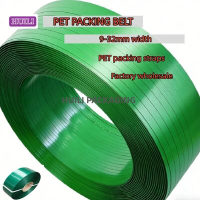 High-speed PET strapping 16mm PET packaging strapping for pneumatic strapping machines