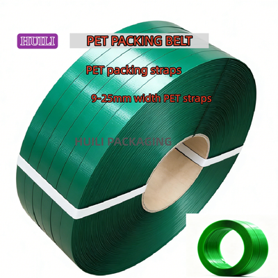 High-speed PET strapping 19mm PET packaging strap for pneumatic strapping tools