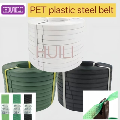 13mm 16mm 19mm PET Packaging Strips Pallet Packing With Paper Core 406x150mm