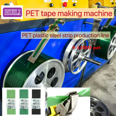 Plastic Steel Belt Production Line Single Screw PET Belt Manufacturing Equipment 100-200m/Min