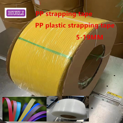 0.45mm-0.8mm Thick Colored PP Strapping Belt Plastic Strapping Roll Strong Strength
