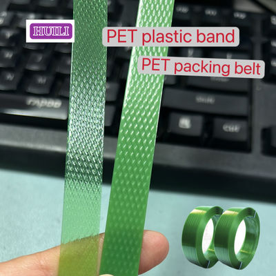 9-25mm green PET plastic steel strapping PET strapping smooth PET packaging strapping