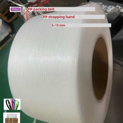PP PET strapping 5-15 mm Transparent PP packing strap with 100% brand-new material